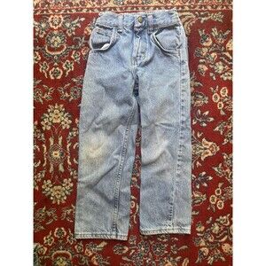 Vintage 90s Gold Legend Youth Jeans Size 5 Regular Light Wash Faded
